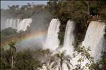 Iguazu Falls and rainbow